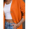 imageLILLUSORY Women Oversized Cardigan Sweater 2025 Fall Outfits Cloth Fashion V Neck Knit Button Front Casual Trendy TopsOrange
