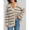 imageLILLUSORY Women Oversized Cardigan Sweater 2025 Fall Outfits Cloth Fashion V Neck Knit Button Front Casual Trendy TopsS Apricot