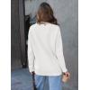 imageLILLUSORY Women Oversized Cardigan Sweater 2025 Fall Outfits Cloth Fashion V Neck Knit Button Front Casual Trendy TopsWhite