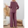 imageLILLUSORY Womens 2 Piece Lounge Sets Pajamas Matching Outfits 2025 34 Sleeve Fall Clothes Vacation Comfy Casual SweatsuitsWinered