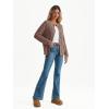 imageLILLUSORY Womens Cardigan Sweaters Cable Knit Crochet Cotton Fall Jackets Button Up Chunky Trendy OutfitsNutmeg
