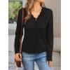 imageLILLUSORY Womens Cardigan Sweaters Long Sleeve Casual Lightweight Button Down VNeck Fall Clothes 2025Black