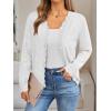 imageLILLUSORY Womens Cardigan Sweaters Long Sleeve Casual Lightweight Button Down VNeck Fall Clothes 2025Grey