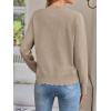imageLILLUSORY Womens Cardigan Sweaters Long Sleeve Casual Lightweight Button Down VNeck Fall Clothes 2025Khaki