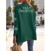 imageLILLUSORY Womens Mock Turtleneck Sweaters Oversized Long Sleeve Casual Knit Pullover 2025 Tunic Tops Wear with LeggingsGreendeer