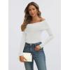 imageLILLUSORY Womens Off The Shoulder Sweater Fall Long Sleeve Going Out Y2k Tops Winter Date Night OutfitsBeige