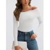 imageLILLUSORY Womens Off The Shoulder Sweater Fall Long Sleeve Going Out Y2k Tops Winter Date Night OutfitsBeige