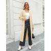 imageLILLUSORY Womens Oversized Long Cardigan Open Front Duster Sweater with PocketsApricot