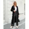 imageLILLUSORY Womens Oversized Long Cardigan Open Front Duster Sweater with PocketsBlack