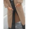 imageLILLUSORY Womens Oversized Long Cardigan Open Front Duster Sweater with PocketsKhaki