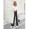 imageLILLUSORY Womens Oversized Long Cardigan Open Front Duster Sweater with PocketsOffwhite
