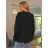imageLILLUSORY Womens Oversized Sweaters Fuzzy Chunky Warm Pullover SweaterBlack