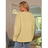 imageLILLUSORY Womens Oversized Sweaters Fuzzy Chunky Warm Pullover SweaterButter Yellow