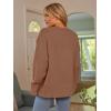 imageLILLUSORY Womens Oversized Sweaters Fuzzy Chunky Warm Pullover SweaterCaramel