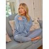 imageLILLUSORY Womens Oversized Sweaters Fuzzy Chunky Warm Pullover SweaterDusty Blue
