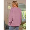 imageLILLUSORY Womens Oversized Sweaters Fuzzy Chunky Warm Pullover SweaterDusty Pink