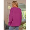 imageLILLUSORY Womens Oversized Sweaters Fuzzy Chunky Warm Pullover SweaterHot Pink