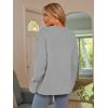 imageLILLUSORY Womens Oversized Sweaters Fuzzy Chunky Warm Pullover SweaterLight Grey