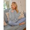 imageLILLUSORY Womens Oversized Sweaters Fuzzy Chunky Warm Pullover SweaterLight Grey