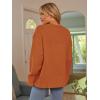 imageLILLUSORY Womens Oversized Sweaters Fuzzy Chunky Warm Pullover SweaterOrange