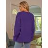 imageLILLUSORY Womens Oversized Sweaters Fuzzy Chunky Warm Pullover SweaterPurple
