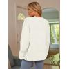 imageLILLUSORY Womens Oversized Sweaters Fuzzy Chunky Warm Pullover SweaterWhite