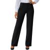 imageLILLUSORY Women Straight Leg Dress Pants High Waisted Business Casual Work Trousers with Pockets