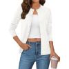 imageLILLUSORY Womens Fall Cardigan Sweaters 2025 Lightweight Oufits Clothes Fashion Trendy Long Sleeve Tops Casual JacketsBeige