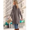 imageLILLUSORY Womens Turtleneck Oversized Sweaters Long Batwing Sleeve Spilt Hem Tunic Pullover Knit TopsLightapricot