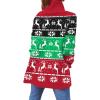 imageLILLUSORY Womens Turtleneck Oversized Sweaters Long Batwing Sleeve Spilt Hem Tunic Pullover Knit TopsRedGreenBlack