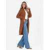 imageLILLUSORY Long Cardigan Sweaters for Women Fall Trendy Oversized Open Front Winter CoatBrown