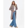 imageLILLUSORY Long Cardigan Sweaters for Women Fall Trendy Oversized Open Front Winter CoatLight Camel