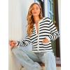 imageLILLUSORY Women Cardigan Sweaters Fall Outfit Clothes Fashion Cropped Jackets Trendy 2025 Casual Long Sleeve TopsA White Black