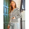 imageLILLUSORY Women Cardigan Sweaters Fall Outfit Clothes Fashion Cropped Jackets Trendy 2025 Casual Long Sleeve TopsApricot Black
