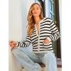 imageLILLUSORY Women Cardigan Sweaters Fall Outfit Clothes Fashion Cropped Jackets Trendy 2025 Casual Long Sleeve TopsApricot Black
