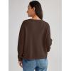 imageLILLUSORY Women Cardigan Sweaters Fall Outfit Clothes Fashion Cropped Jackets Trendy 2025 Casual Long Sleeve TopsChocolatebrown