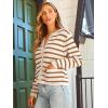 imageLILLUSORY Women Cardigan Sweaters Fall Outfit Clothes Fashion Cropped Jackets Trendy 2025 Casual Long Sleeve TopsCream Caramel
