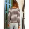 imageLILLUSORY Women Cardigan Sweaters Fall Outfit Clothes Fashion Cropped Jackets Trendy 2025 Casual Long Sleeve TopsNutmeg White