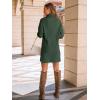 imageLILLUSORY Womens Turtleneck Oversized Long Sweater Dress 2025 Plus Size Tunic Pullover Knit Winter DressesArmy Green