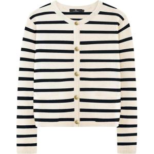 imageLILLUSORY Women Cardigan Sweaters Fall Outfit Clothes Fashion Cropped Jackets Trendy 2025 Casual Long Sleeve TopsApricot Black