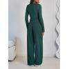 imageLILLUSORY 2 Piece Lounge Sets for Women Fall Outfits 2025 Two Piece Travel Sweatsuits Business Casual Fashion ClothesForest