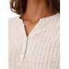 imageLILLUSORY Womens 2 Piece Lounge Sets Fall Outfits Henley Neck Sweater 2025 Matching Sweat Suits Comfy Pajamas Clothes PocketsApricot