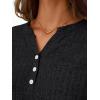imageLILLUSORY Womens 2 Piece Lounge Sets Fall Outfits Henley Neck Sweater 2025 Matching Sweat Suits Comfy Pajamas Clothes PocketsBlack