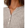 imageLILLUSORY Womens 2 Piece Lounge Sets Fall Outfits Henley Neck Sweater 2025 Matching Sweat Suits Comfy Pajamas Clothes PocketsCamel