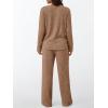 imageLILLUSORY Womens 2 Piece Lounge Sets Fall Outfits Henley Neck Sweater 2025 Matching Sweat Suits Comfy Pajamas Clothes PocketsKhaki