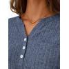 imageLILLUSORY Womens 2 Piece Lounge Sets Fall Outfits Henley Neck Sweater 2025 Matching Sweat Suits Comfy Pajamas Clothes PocketsNavy