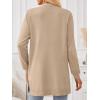 imageLILLUSORY Womens Long Cardigan Sweaters with Pockets Open Front Knit 2025Fall Fashion Outfits Winter ClothesCamel
