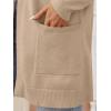 imageLILLUSORY Womens Long Cardigan Sweaters with Pockets Open Front Knit 2025Fall Fashion Outfits Winter ClothesCamel