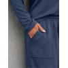 imageLILLUSORY Womens Sweatsuits 2 Piece Outfits Lounge Matching Sweat Sets Casual Sweatshirts Wide Leg Sweatpants Tracksuit SetsGreyblue