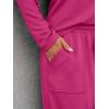 imageLILLUSORY Womens Sweatsuits 2 Piece Outfits Lounge Matching Sweat Sets Casual Sweatshirts Wide Leg Sweatpants Tracksuit SetsHotpink